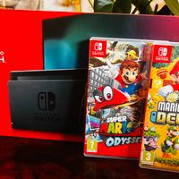Nintendo Switch pari al nuovo e 2 giochi