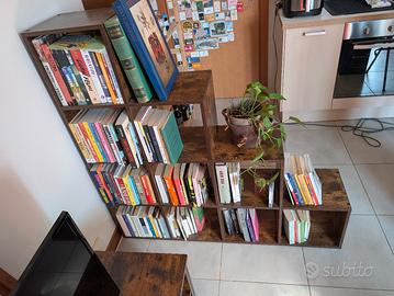 Libreria Vasagle Custos marrone 