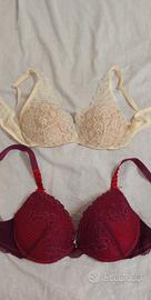 Coppia di reggiseno in pizzo taglia 3