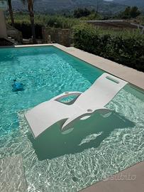 Piscina arredo sdraio galleggiante