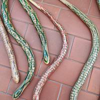 serpenti in legno snodabili cm. 48