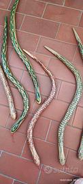 serpenti in legno snodabili cm. 48