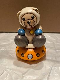 Teddy astronauta su navicella ceramica thun nuova