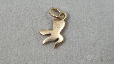 Ciondolo Polpo 1 gr in Oro 18kt "Abbracciami forte