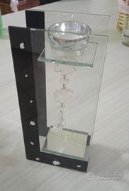 Porta candela  in vetro euro 5.00 