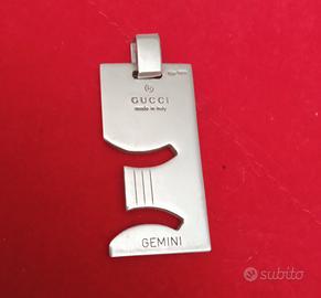 Gucci: ciondolo argento 925 Gemini (Gemelli)
