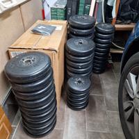 Pesi palestra da 168kg totale