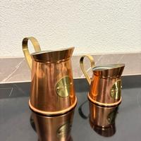Set 2 caraffe rame