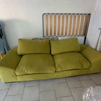 Divano letto verde