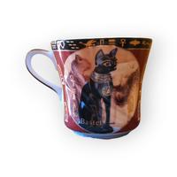 Tazza vintage Egitto Fathi Mahmoud Bastet