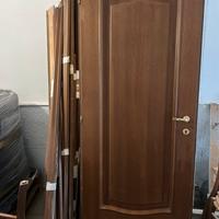 6 Porte in legno 70x210 e 80x210 con imbotte