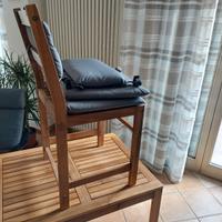 Tavolo da giardino, nuovo con sedia.