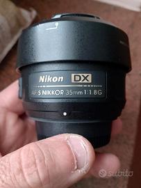 obiettivo Nikon DX 35 mm 1.8