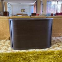 COMO’ WENGE’ CON VETRO SATINATO 4 CASSETONI