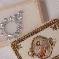 VECCHIO ROSARIO - ANELLO IN METALLO CON SCATOLA