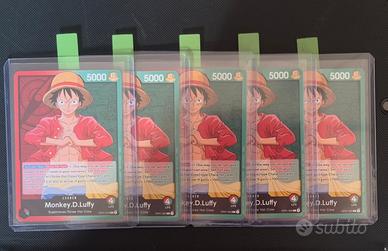 Monkey D Luffy Deck OP1 Not For Sale Demo Alpha X5