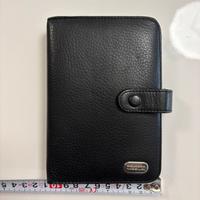 Quaderno rubrica Piquadro in pelle nera