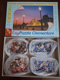 puzzle Il Louvre di Parigi. Versione facile 4 in 1