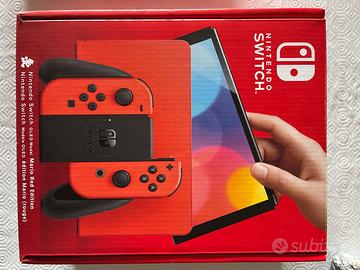 Nintendo Switch OLED Mario edition+SMBW+custodia