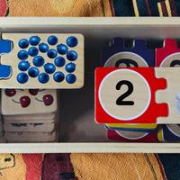 Puzzle associativo con numeri