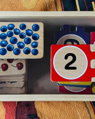 Puzzle associativo con numeri