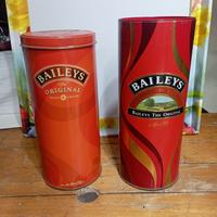 Latte metallo Baileys da collezione vintage