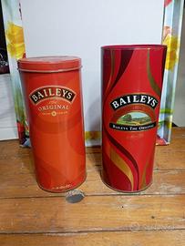 Latte metallo Baileys da collezione vintage