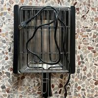 Piastra elettrica con griglia