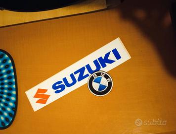 Adesivo Suzuki e toppa BMW collezione