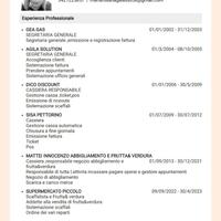 Cassiera supermercato Disponibilità immediata