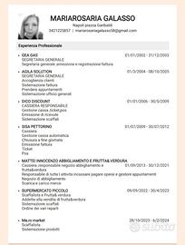 Cassiera supermercato Disponibilità immediata