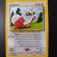 carte Pokemon holo vintage Delibird neo Revelation
