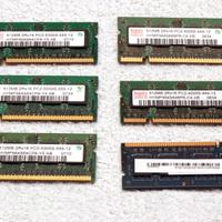 RAM SO-DIMM DDR2 per Laptop/Notebook 512 Mb