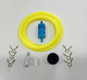 Filtro Carburante + Tubo Benzina Silicone + Clip