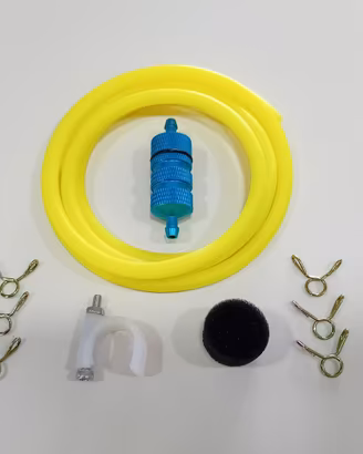 Filtro Carburante + Tubo Benzina Silicone + Clip