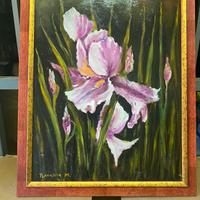 Quadri olio su tela con cornice