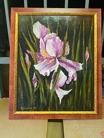 Quadri olio su tela con cornice