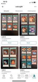 Carte varie yugioh ( prezzi in foto )