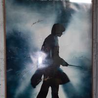Poster gigante Harry Potter autografato cast