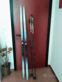 Sci da fondo Madshus con bastoncini