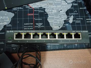 TP-Link TL-SG108E switch 8 porte gigabit managed