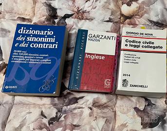 Dizionario inglese, sinonimi/cont. e codice civile