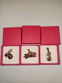 Ciondoli collana placcati oro