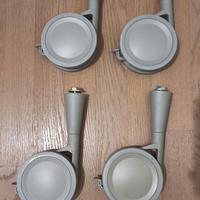 Ruote girevoli piroettanti per letto marca Doimo