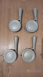 Ruote girevoli piroettanti per letto marca Doimo