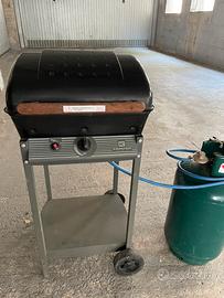 Barbecue KEMPER a gas con pietra lavica