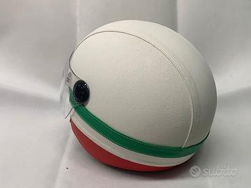 Casco rivestito ecopelle BIACO ITALIA vespa px spr