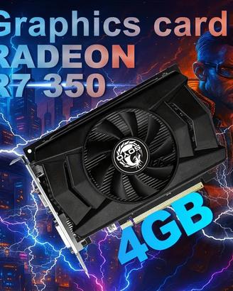 Scheda Grafica Video AMD R7 350 4GB GDDR5