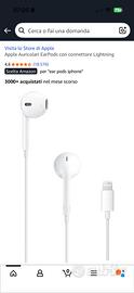 Cuffie originali apple