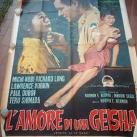 Manifesto poster “L'AMORE DI UNA GEISHA” -  film d